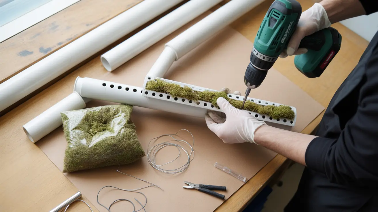A Solução DIY: Construindo o Tutor de PVC com Musgo