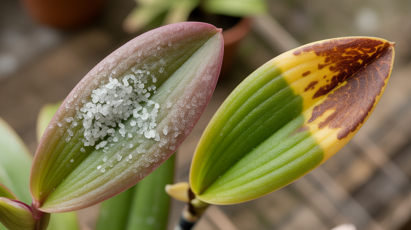 Entendendo a Origem das Manchas nas Folhas da Orquídea