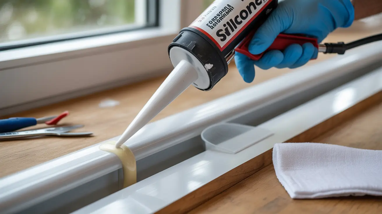 O Passo a Passo para Vedar a Junção com Silicone Acético