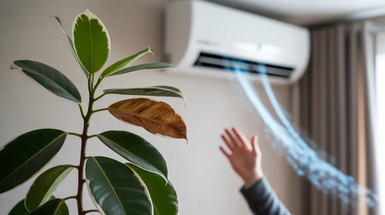 O Diagnóstico: Por que o ar-condicionado prejudica o Ficus Lyrata?