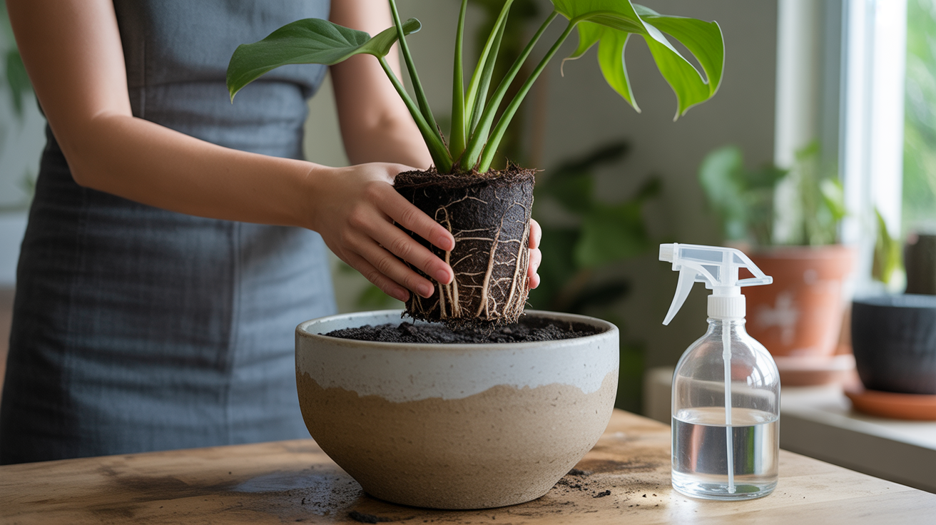 Vida Nova: Replantio e Cuidados para a Recuperação da Planta