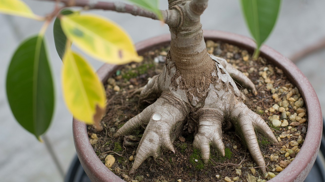 Diagnóstico: Por que a Raiz do Bonsai está Descascando?