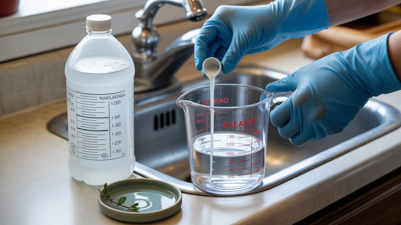 A Solução Química: Usando Hipoclorito a 1% de Forma Segura