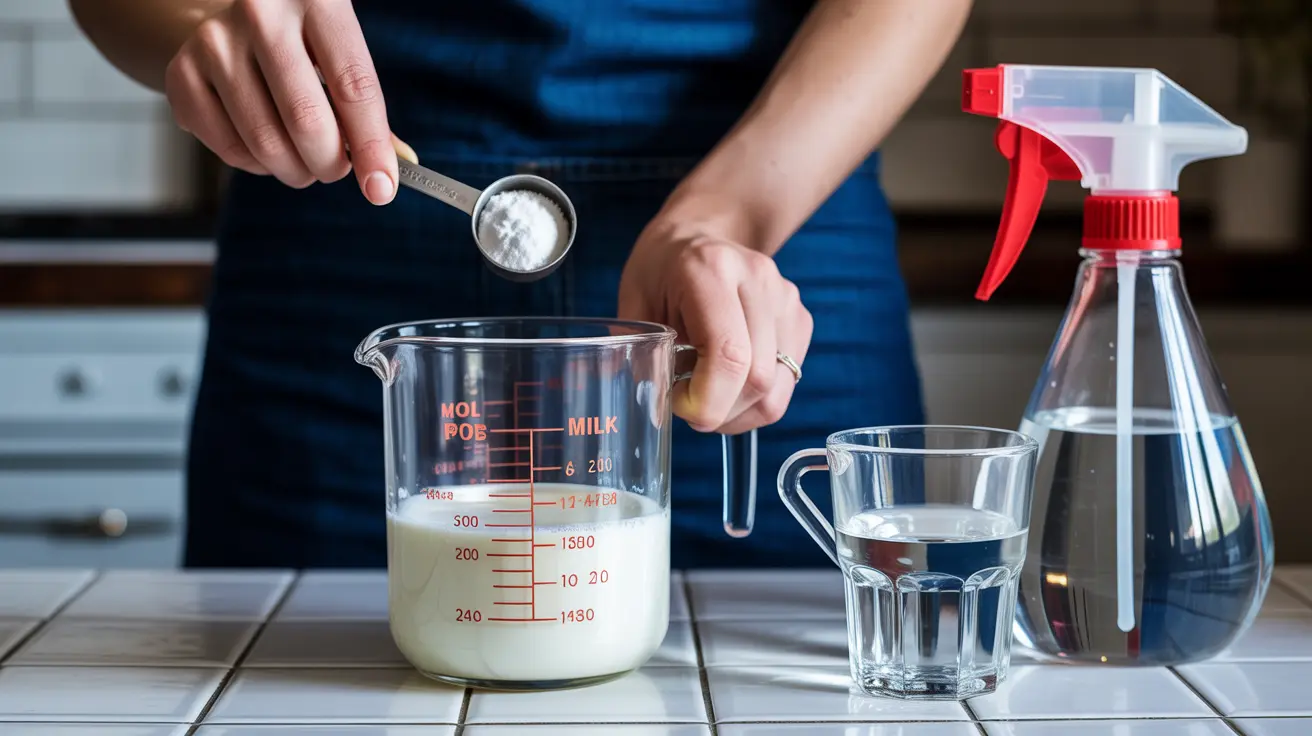 A Solução Caseira: Preparando o Fungicida Natural com Leite e Bicarbonato