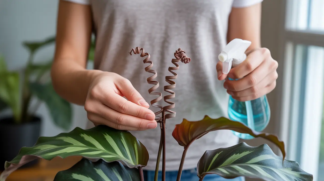 Diagnóstico Preciso: Por Que as Pontas da Calathea Secam e Enrolam?